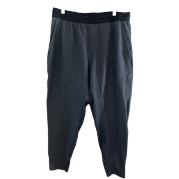 Nike Pant Men XL Gray Dri Fit Active Joggers Sporty Outdoors Neutral Preppy 80s - Picture 1 of 14